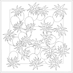 Carré 100% soie - 90x90cm...