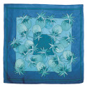 SJAAL 100% ZIJDE - 90x90cm ANANAS-/ St.