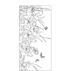 SCARF 100% SILK - 14-5x43CM...