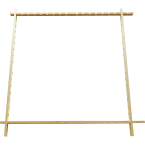 HOUTEN SPANRAAM GETA-NDE RANDEN 100x100cm/ St.