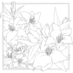 CARRÉ 100% SOIE - 90x90CM...