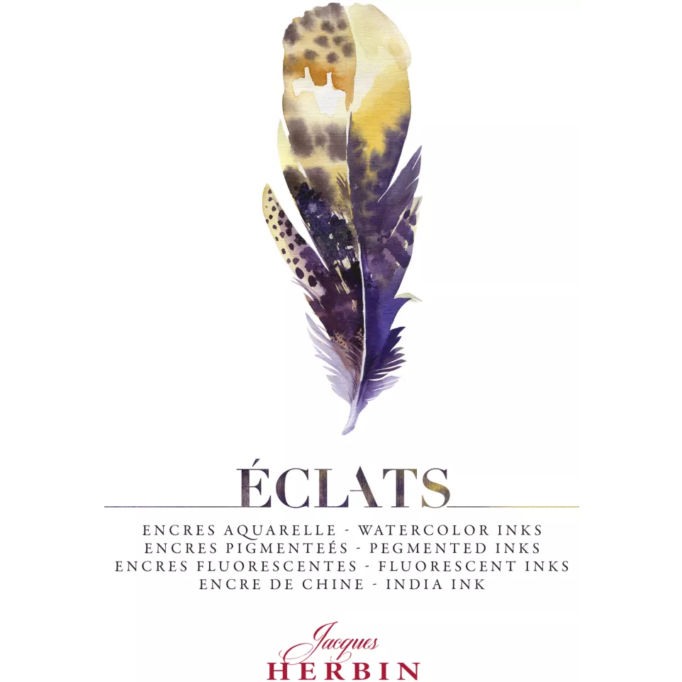 Kleurenkaart ECLATS-inkten 179x390mm/...