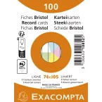 PK 100 steekkaarten-Gelijnd 74/105 ass/ St.