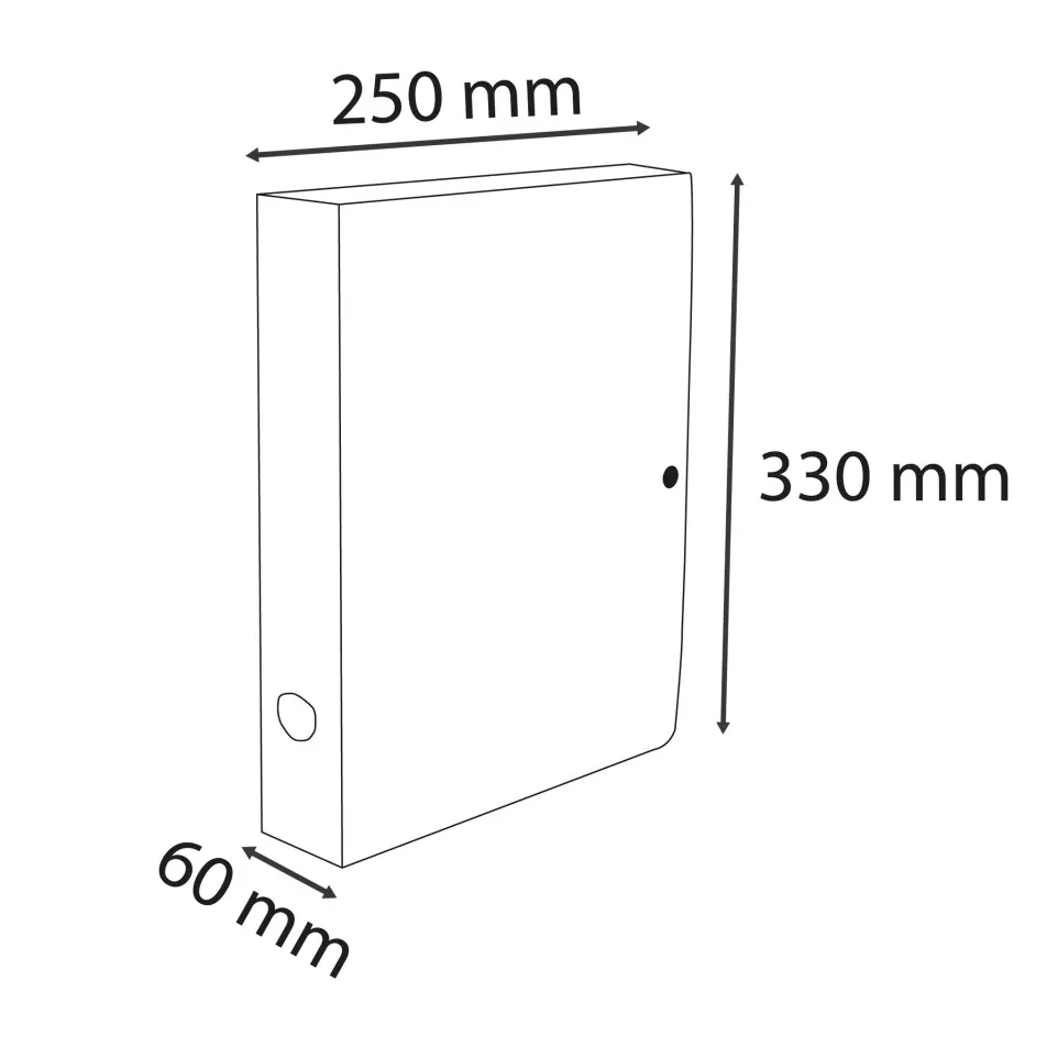 Klasseerdoos R60mm A-4 gerecycl....