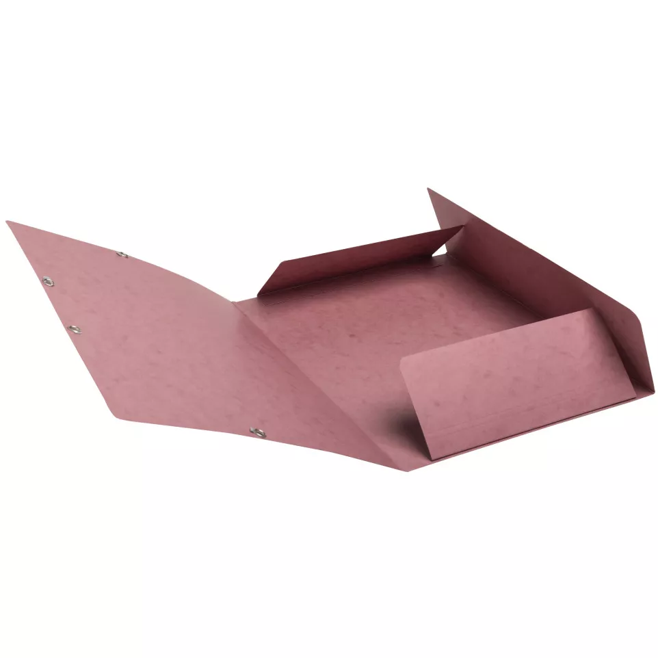 Elastomap glanskart.3klep oud roze-/ St.