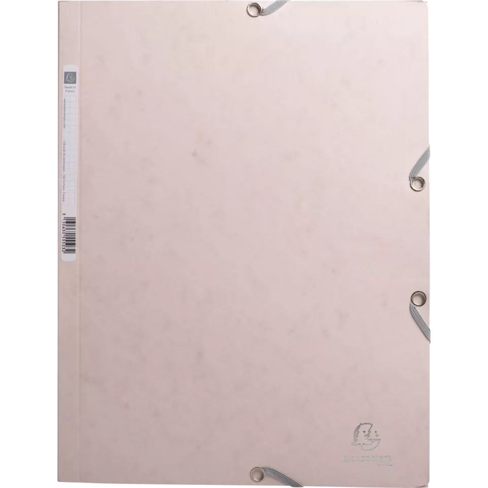 Elastomap glanskart.3klep Nude-/ St.