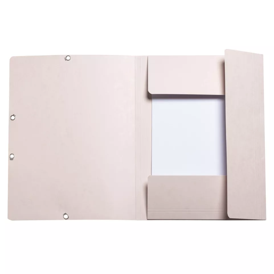 Elastomap glanskart.3klep Nude-/ St.