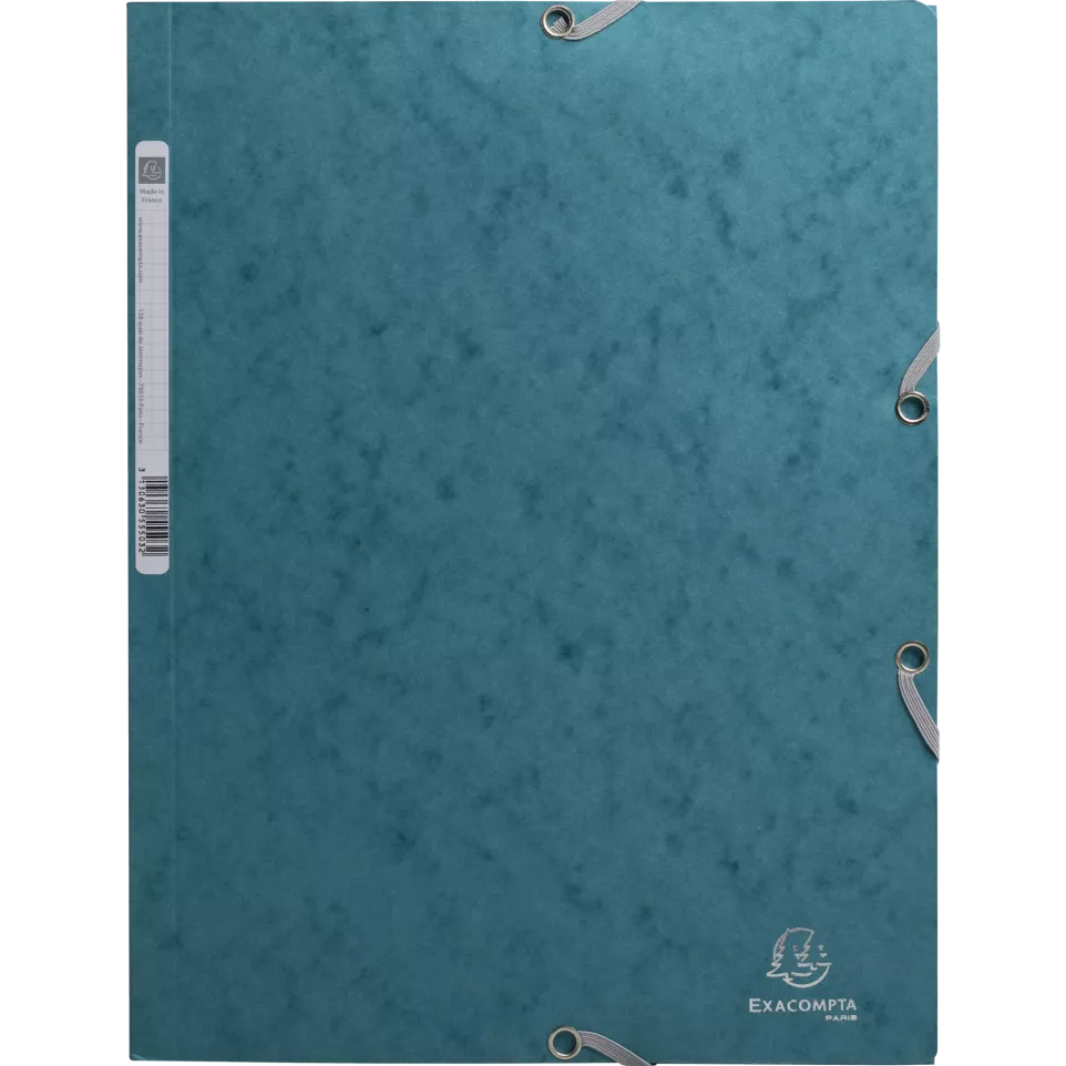 Elastic folder with 3 flaps, glossy...