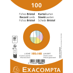 Paquet de 100 fiches sous...