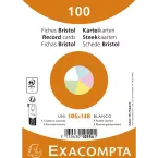 PK 100 steekkaarten-effen 105/148 ass/ St.