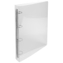 Classeur 4 anneaux 30 mm polypropylène Crystal - A4 maxi/ Pce
