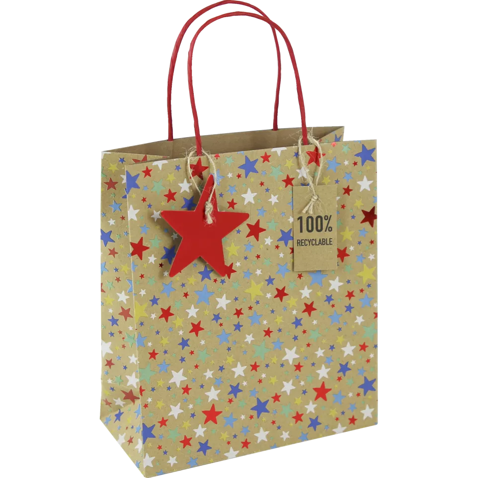 Sterren, tas medium-21,5x10,2x25,3cm/...