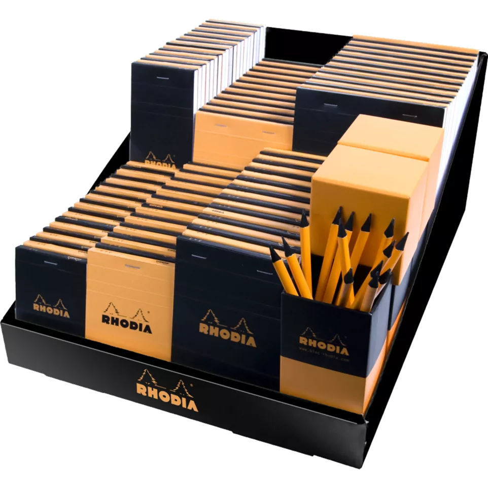 Rhodia Basic display karton 195x5/5-/...