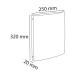Classeur 4 anneaux 15mm polypropylène Chromaline 5/10e Krea Cover - A4/ Pce