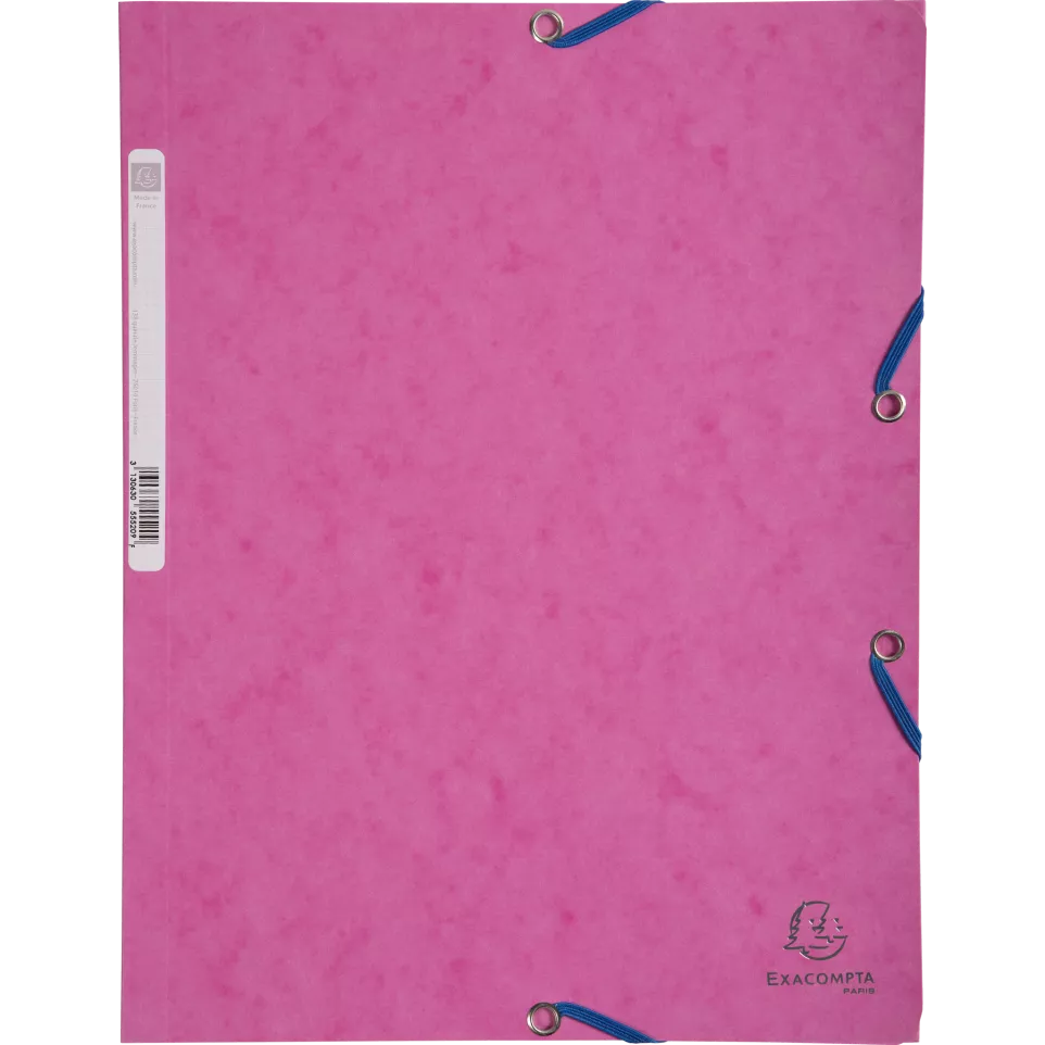 Exacompta Elasticated Folder, 3-Flap,...