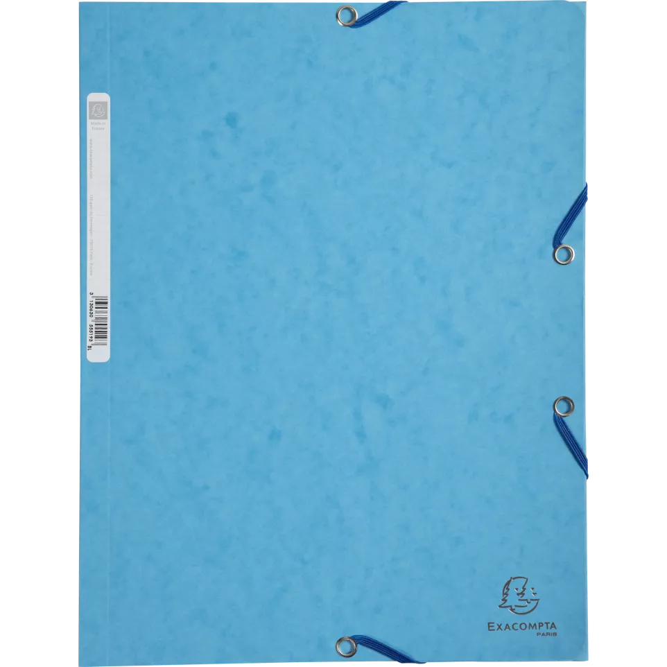 Exacompta Elasticated Folder, 3-Flap,...