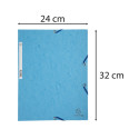 Chemise 3 rabats à élastiques carte lustrée 400g/m2 - A4/ Pce