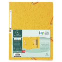 Chemise 3 rabats à élastiques carte lustrée 400g/m2 - A4/ Pce