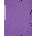 Exacompta Elasticated Folder, 3-Flap, 400gsm Pressboard, A4/ Pc.