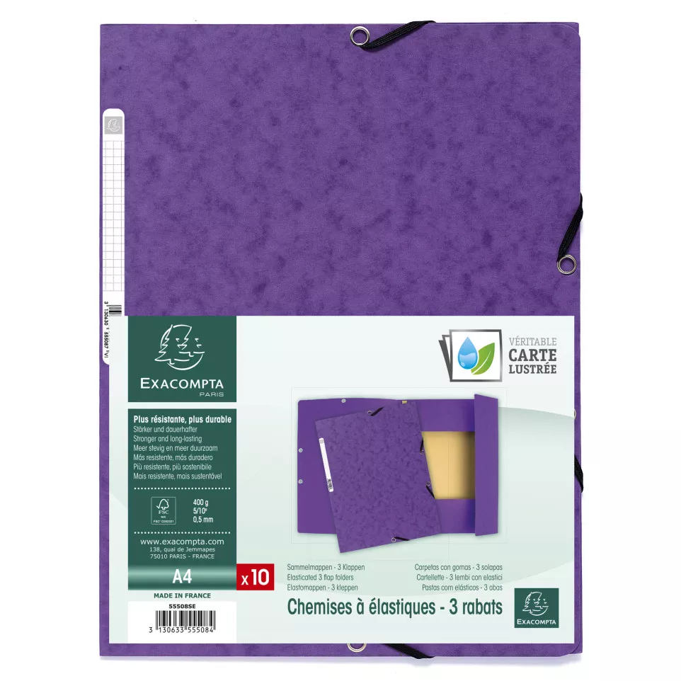 Elastomap glanskarto-n 400 3 klep...