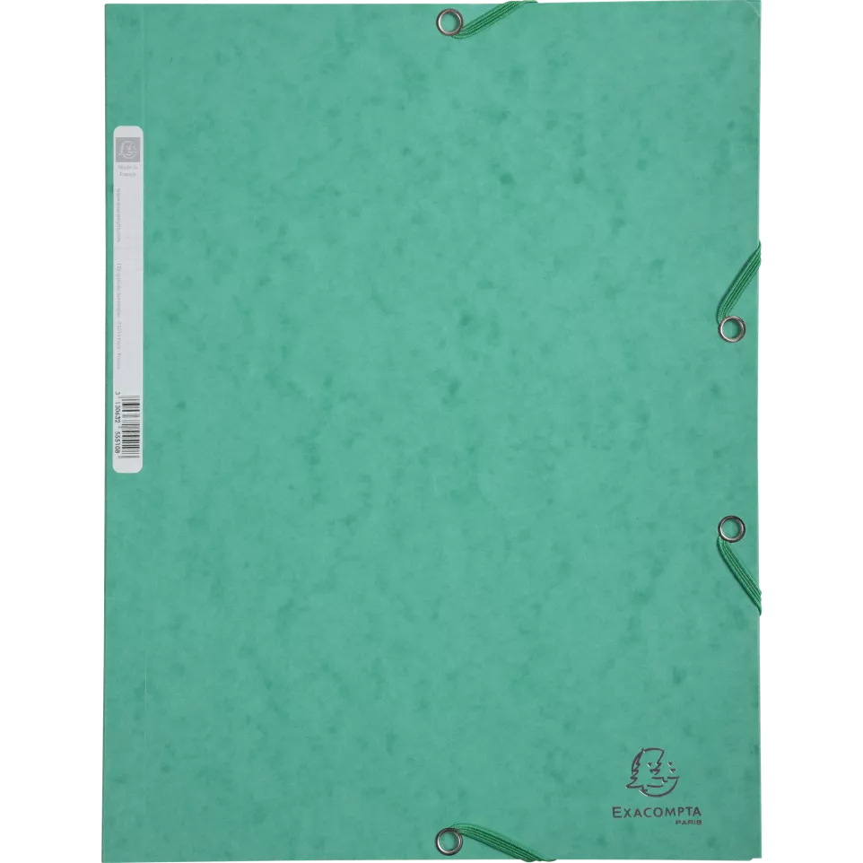 Exacompta Elasticated Folder, 3-Flap,...
