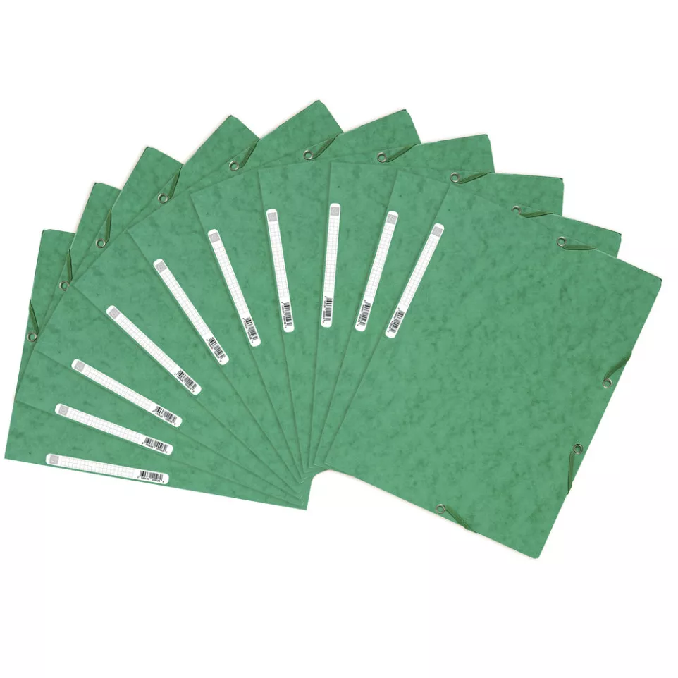 Exacompta Elasticated Folder, 3-Flap,...