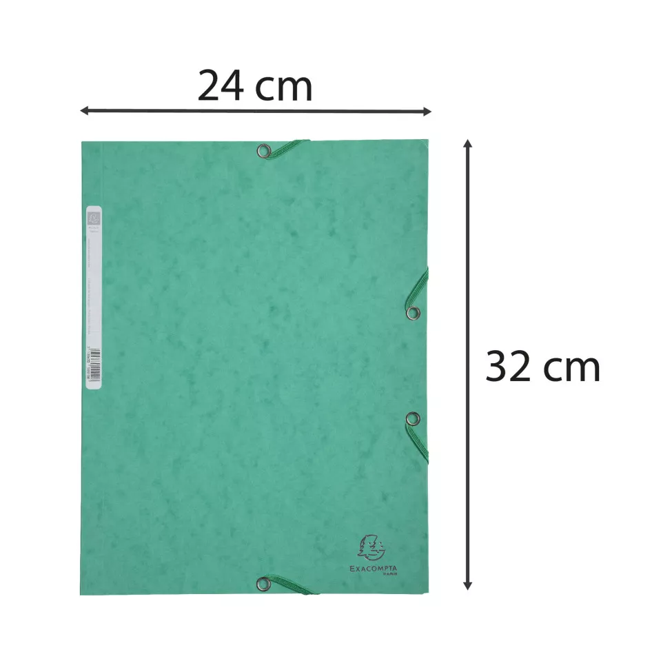 Exacompta Elasticated Folder, 3-Flap,...