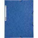 Exacompta Elasticated Folder, 3-Flap, 400gsm Pressboard, A4/ Pc.