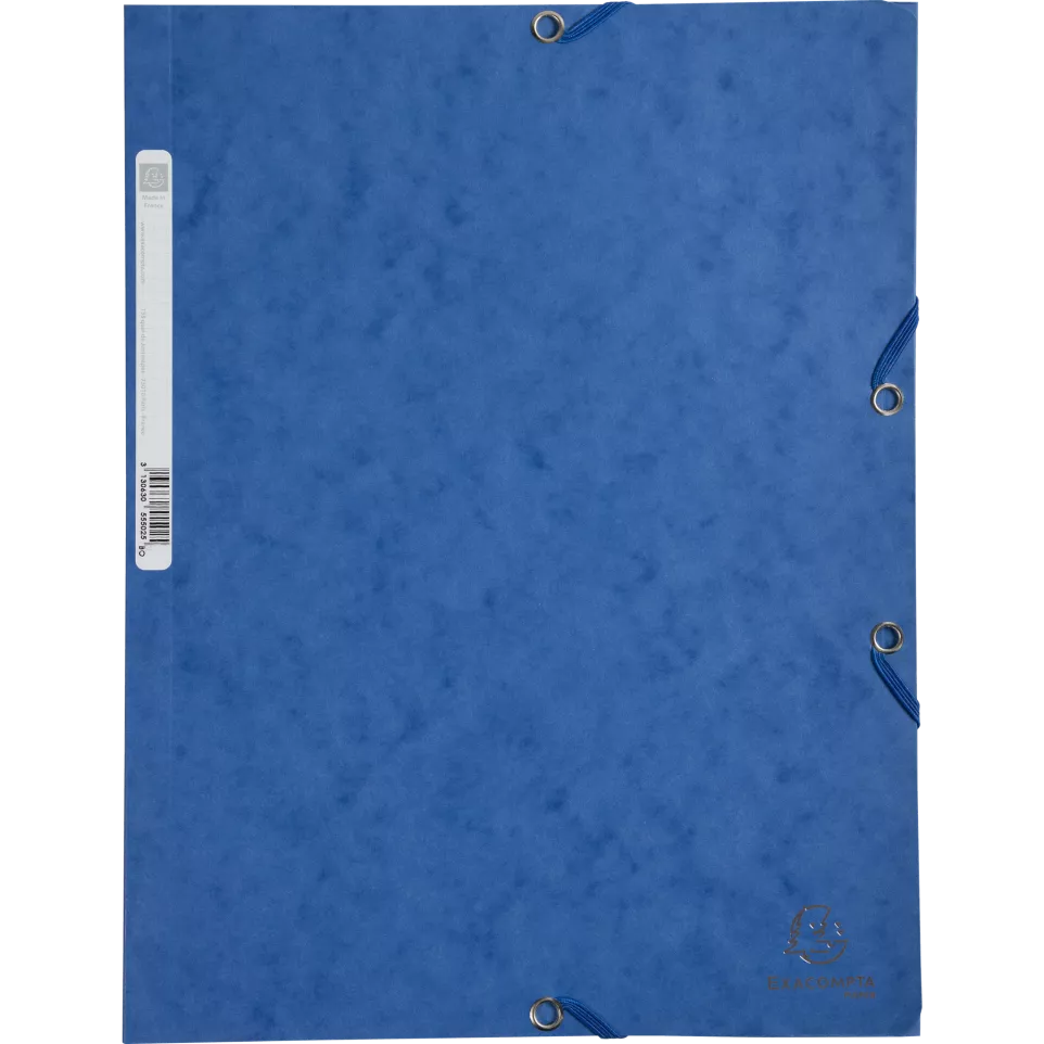 Exacompta Elasticated Folder, 3-Flap,...