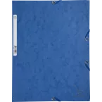 Elastomap glanskarto-n 400 3 klep blauw/ St.