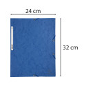 Exacompta Elasticated Folder, 3-Flap, 400gsm Pressboard, A4/ Pc.