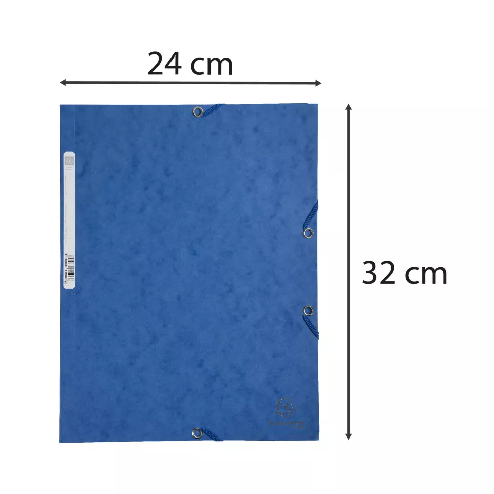Exacompta Elasticated Folder, 3-Flap,...