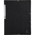 Exacompta Elasticated Folder, 3-Flap, 400gsm Pressboard, A4/ Pc.