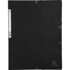 Elastomap glanskarto-n 400 3 klep zwart/ St.