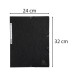 Elastomap glanskarto-n 400 3 klep zwart/ St.