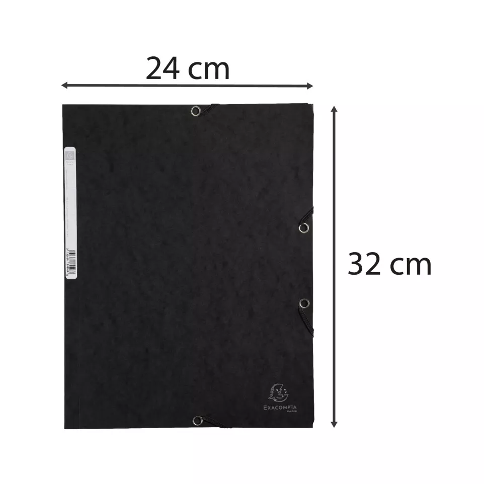 Exacompta Elasticated Folder, 3-Flap,...