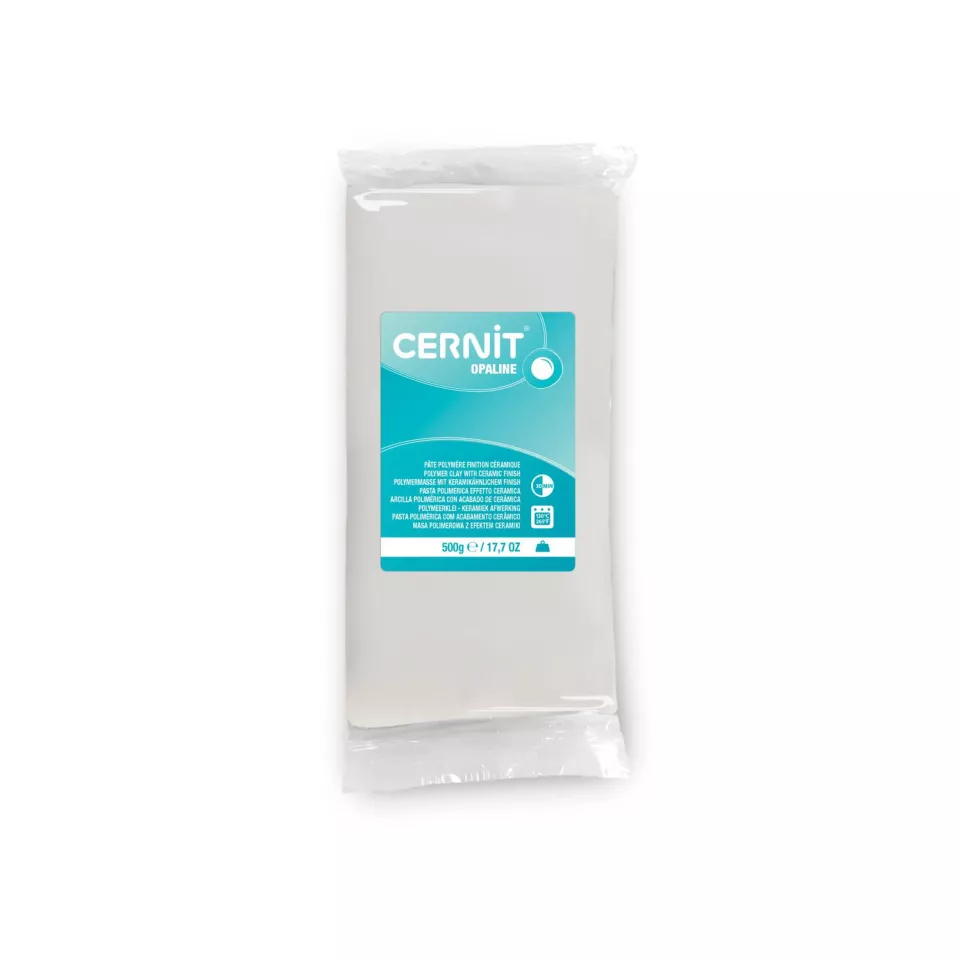 Cernit OPALINE 500g Wit-/ St.