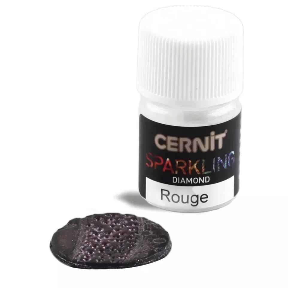 Cernit Sparkling 5 g Diamond rouge/ Pce
