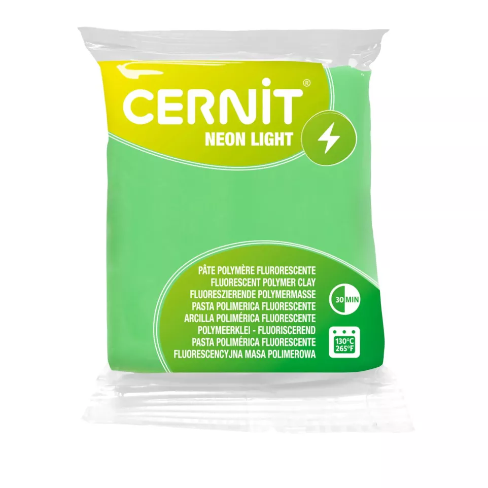 Cernit NEON LIGHT 56 g Vert/ Pce