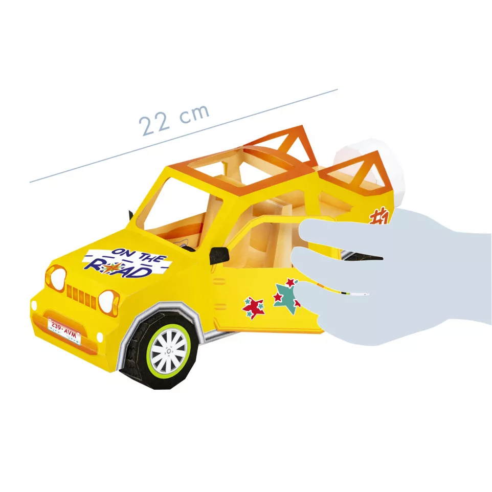Boîte créative, Pliages 3D, Voiture/ Pce