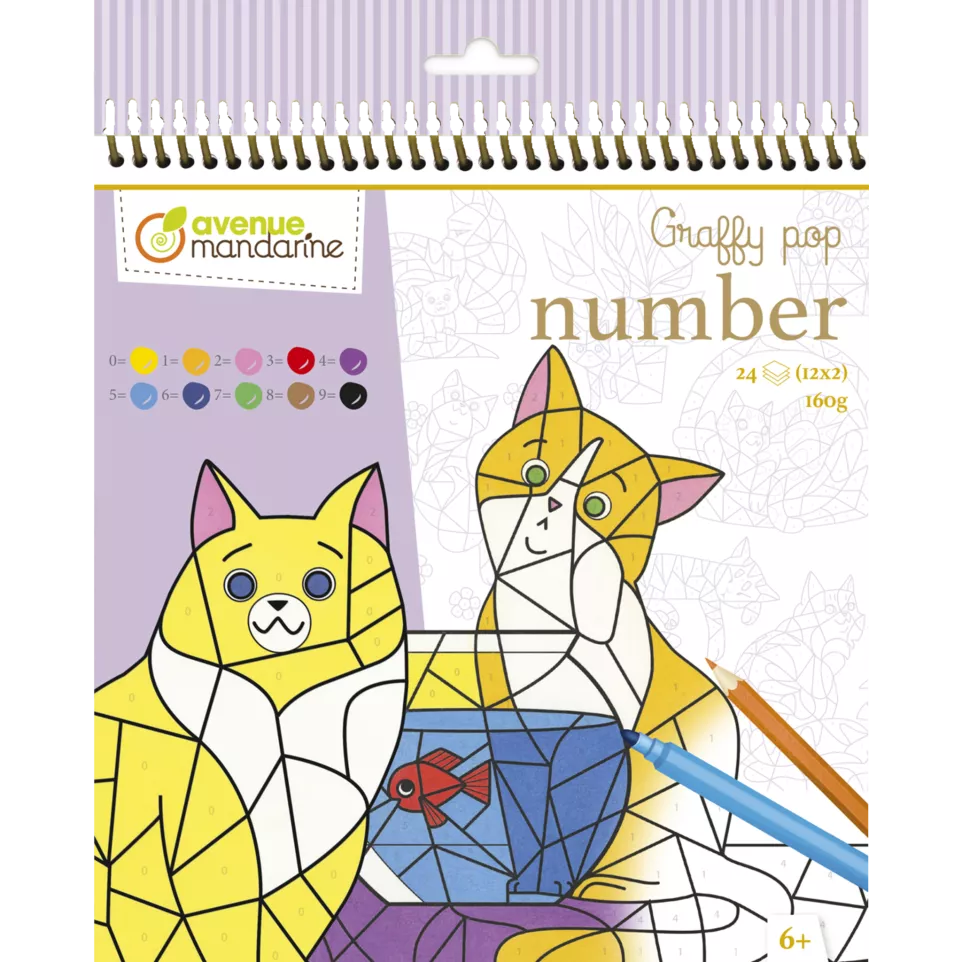 Graffy Pop Number, Cats/ Pc.