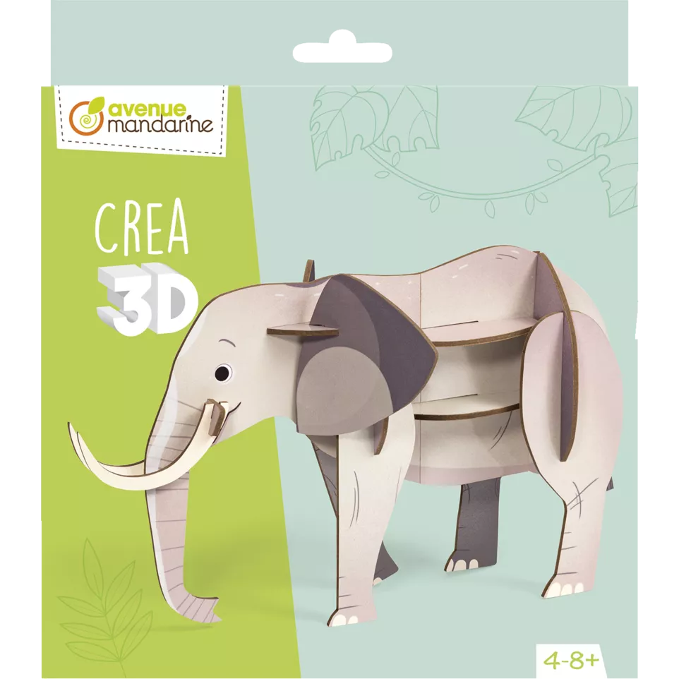 Crea 3D, Eléphant/ Pce
