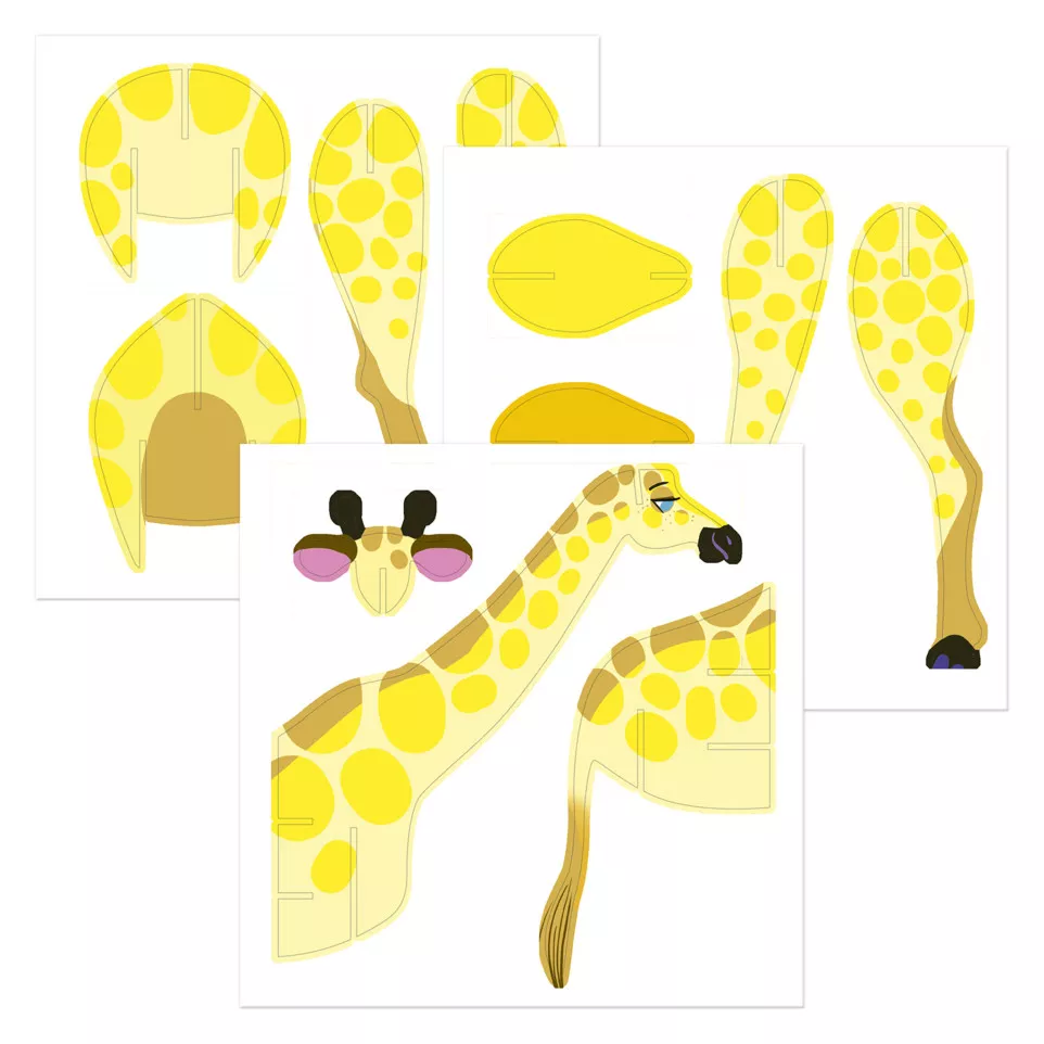 Crea 3D, Girafe/ Pce