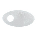 CERNIT - A Bar of Translucent Polymer Clay - Baking Modelling Clay - White Glitter Colour - 56 g Block - CE0920056010C/ Pc.
