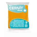 CERNIT - A Bar of Opaline Polymer Clay - Baking Modelling Clay - Apricot colour - 56 g block - CE0880056755C/ Pc.