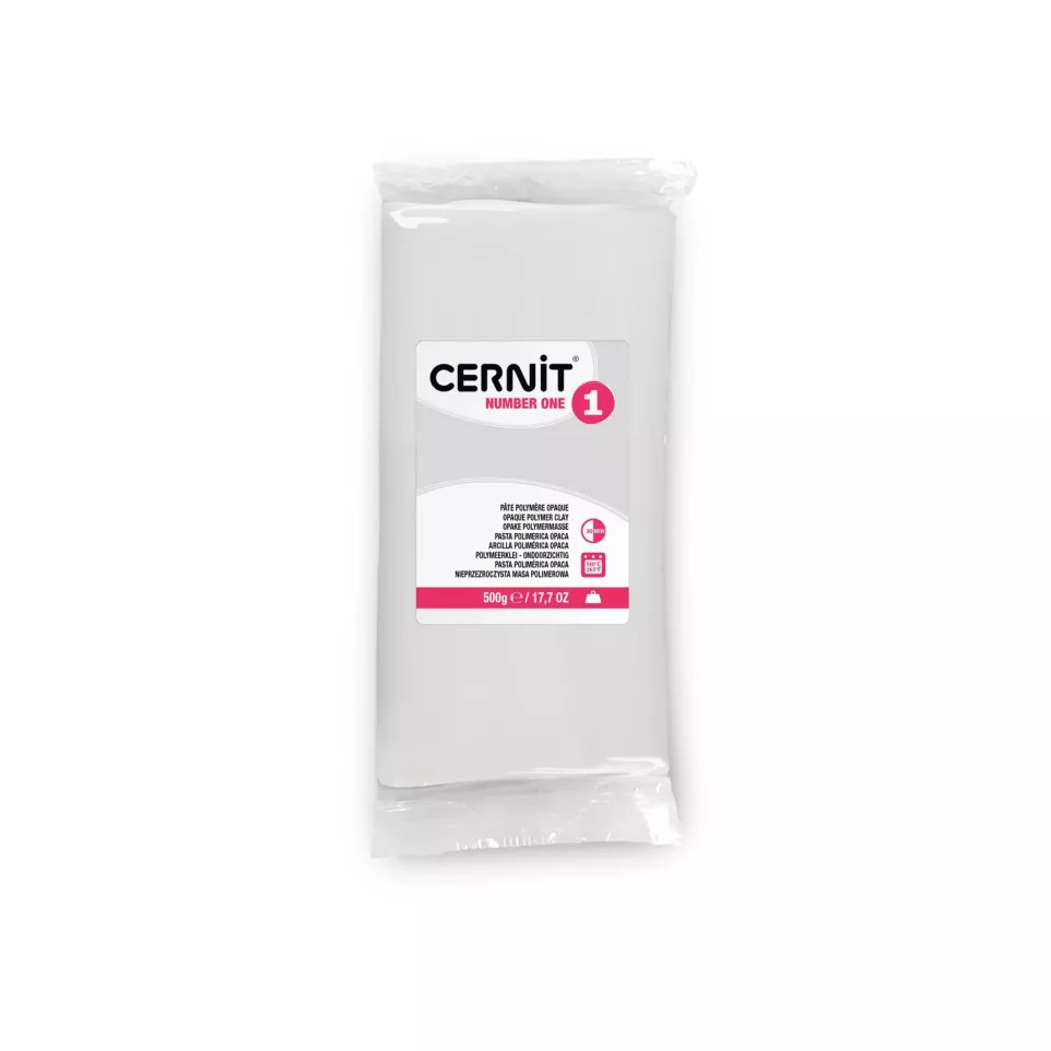 Cernit n°1 500 g Blanc opaque/ Pce