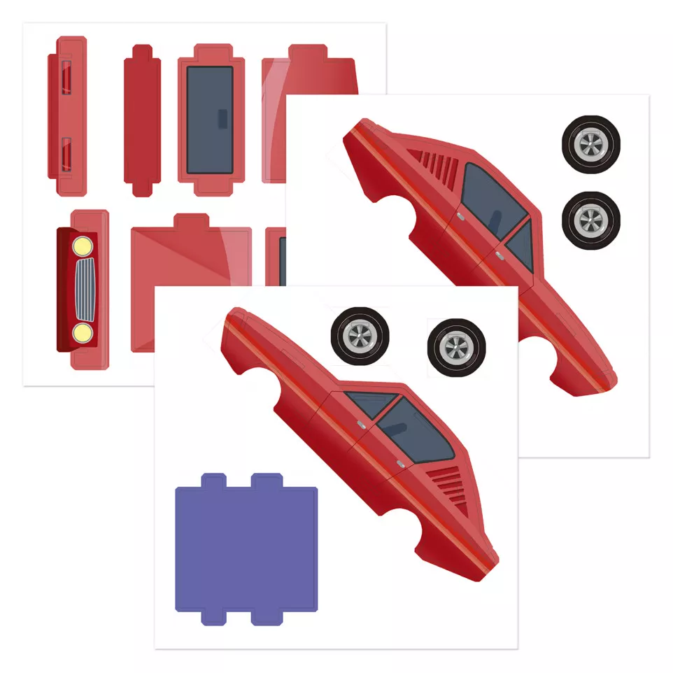Crea 3D, Voiture/ Pce