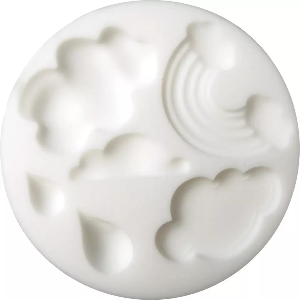 Cernit siliconen vorm Ø 7cm Wolken-/ St.