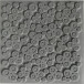 Cernit plaque de texture Clovers/ Pce