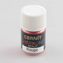 CERNIT - Metallic effect colored powder - Red - Can be mixed - 5g pot - CE6100005400C/ Pc.